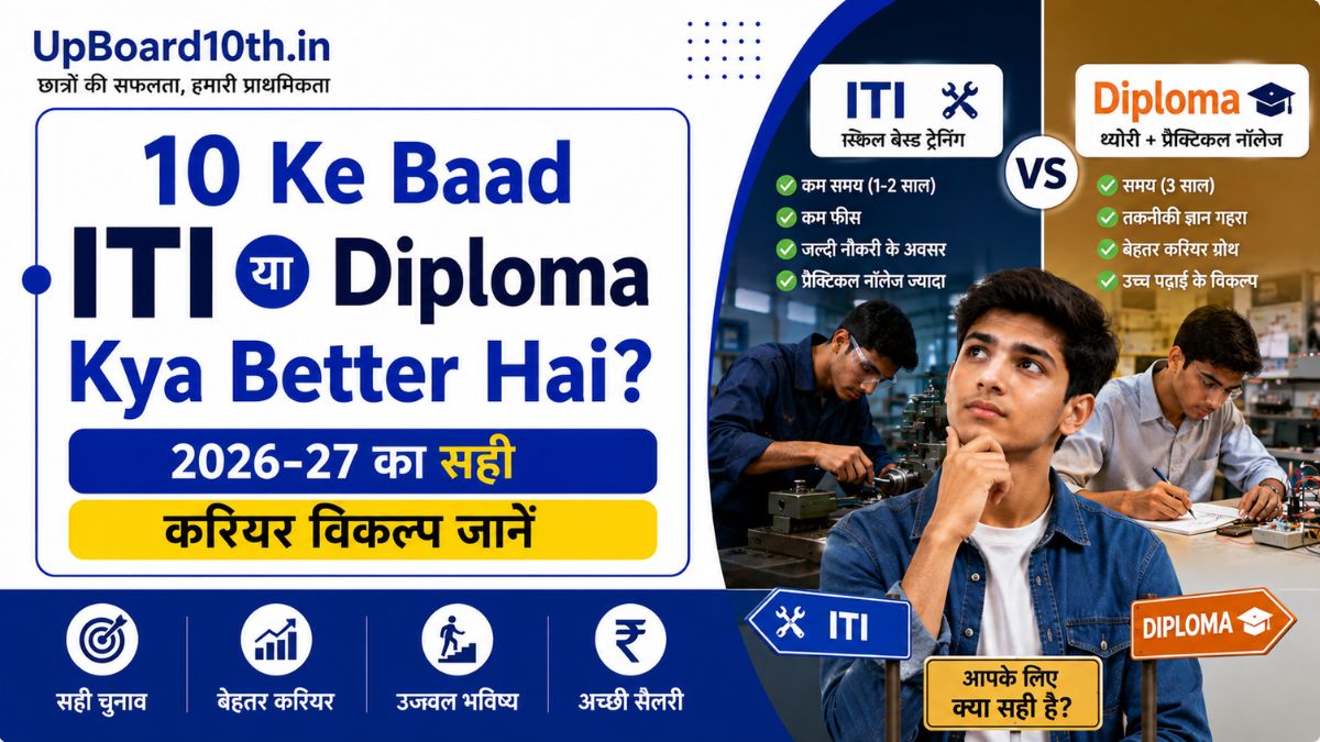 10 Ke Baad ITI Ya Diploma Kya Better Hai?