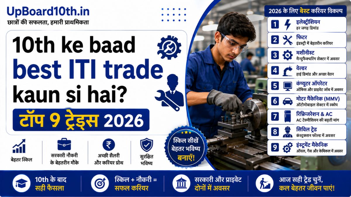 10th ke baad best ITI trade kaun si hai?