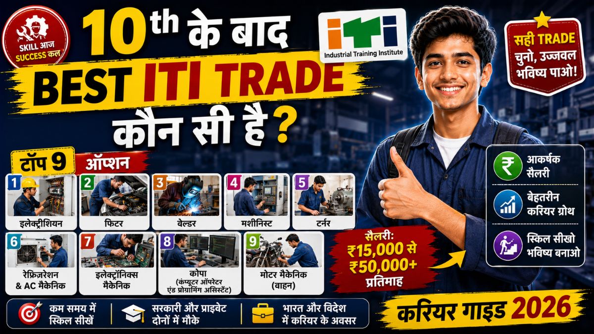 10th ke baad best ITI trade kaun si hai?
