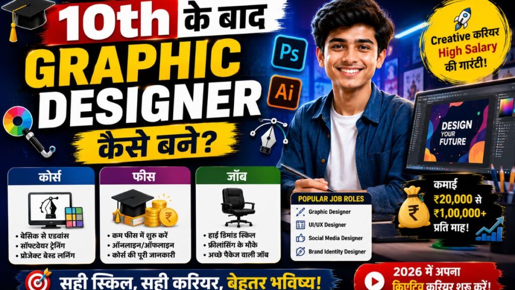 10th ke baad graphic designer kaise bane