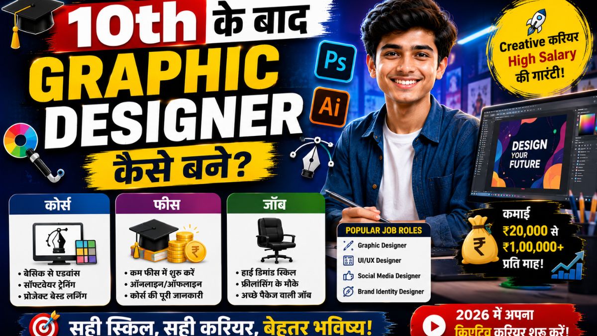 10th ke baad graphic designer kaise bane