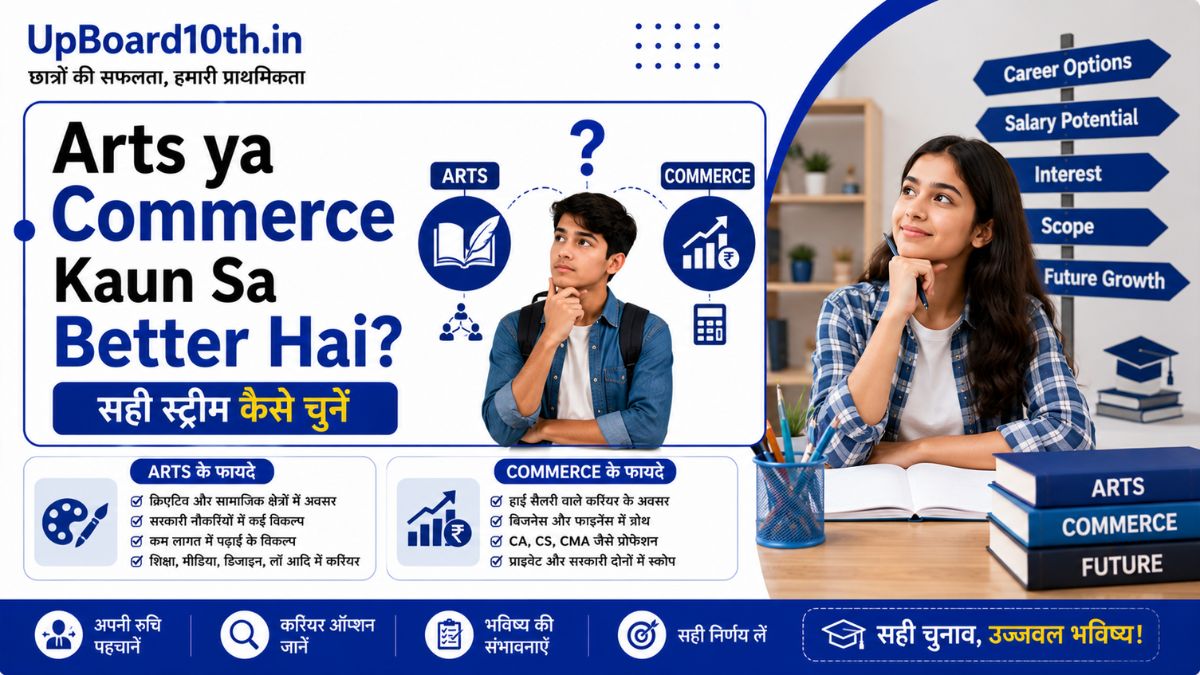 Arts ya Commerce Kaun Sa Better Hai?