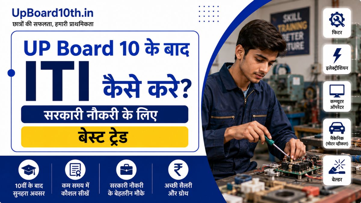 UP Board 10 ke baad ITI kaise kare?