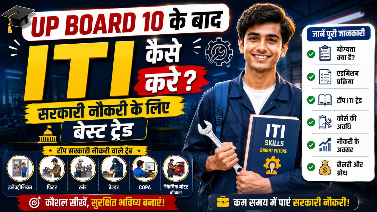 UP Board 10 ke baad ITI kaise kare?