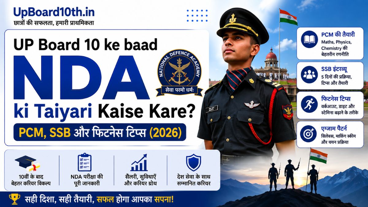 UP Board 10 ke baad NDA ki Taiyari Kaise Kare?