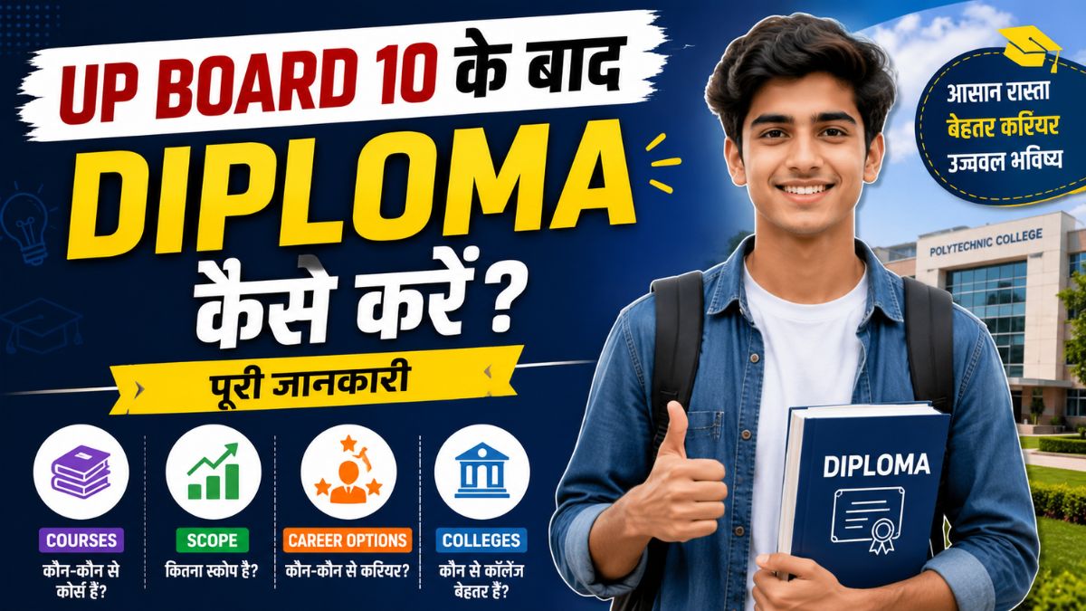 UP Board 10 ke baad diploma kaise kare?