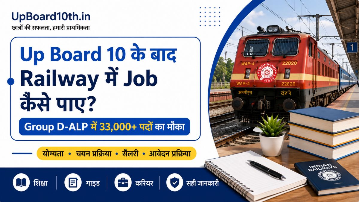 Up Board 10 ke baad Railway me Job kaise paye?